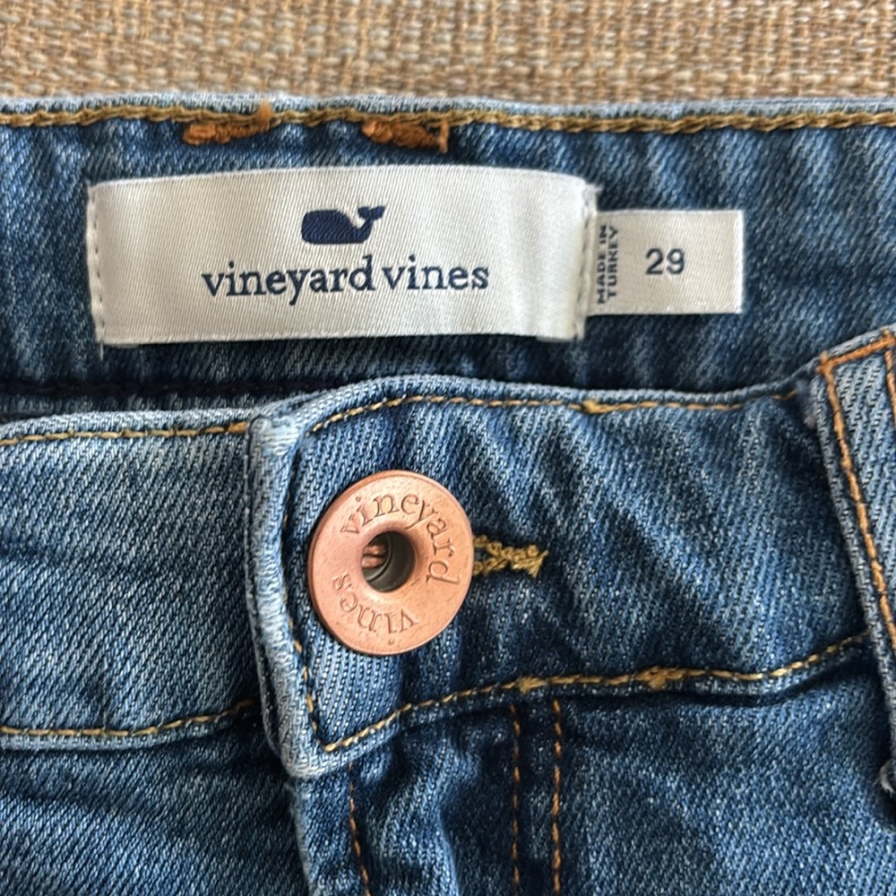 Vineyard Vines Blue Denim Shorts - Picture 3 of 7